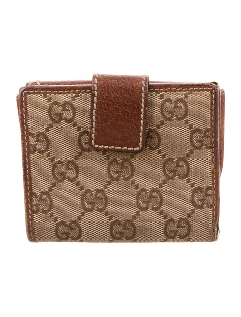 new gucci compact wallet|Gucci small wallet price.